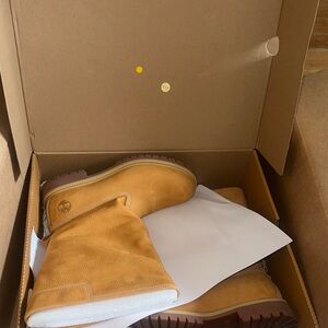 TELFAR x Timberland Wheat Nubuck Boots BRAND NEW NWT M8/W9.5